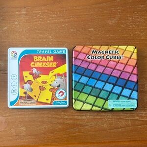 Brain Cheeser Travel Game and Color Cube Magnets
